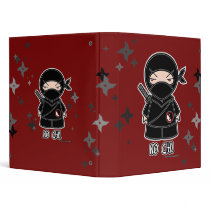 No Chi! Ninja With Shurikens Binder