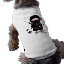 No Chi! Ninja With Shurikens Pet Clothing pet clothing by ninjadorables No Chi! Ninja With Shurikens Pet Clothing pet clothing