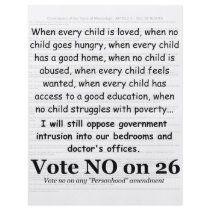 No Child Flyer