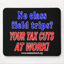 No class field trips (black) mouse pads