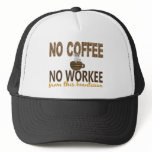No Coffee No Workee Beautician Mesh Hats