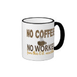 No Coffee No Workee OR Assistant Mugs