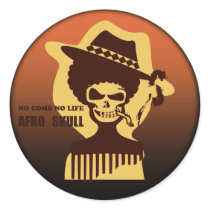 NO COMB NO LIFE ROUND STICKER