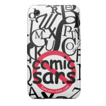 No Comic Sans Typography casemate cases