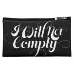 No Comply Cosmetic Bag