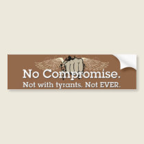 no compromise sticker bumper stickers
