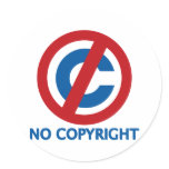 No Copyright stickers