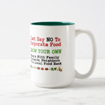 No Corporate Food Coffee Mug