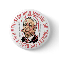 No Country Pinback Buttons