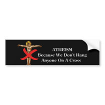 No Crosses Bumper Stickers