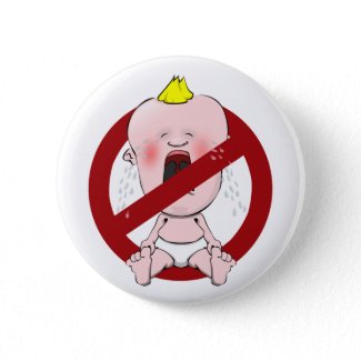 NO CRY BABIES button