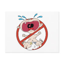 No Cry Babies Post Card
