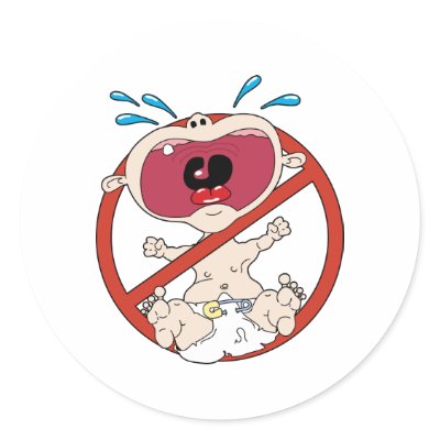 No Cry Babies Stickers by ehicking