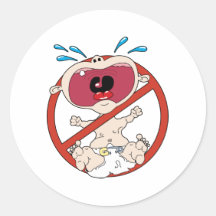 No Cry Babies Stickers