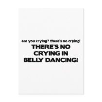 No Crying - Belly Dancing Postcards