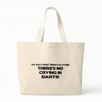 No Crying - Darts Canvas Bag