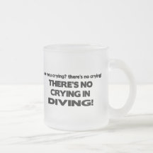 No Crying - Diving Coffee Mugs