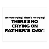 No Crying - Father's Day postcards