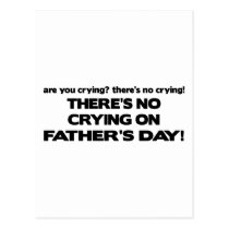 No Crying - Father's Day postcards