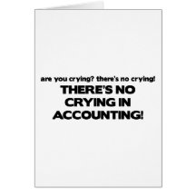 No Crying in Accounting Cards