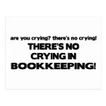 No Crying in Bookkeeping Post Card