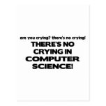 No Crying in Computer Science Postcards