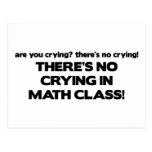 No Crying in Math Class Postcard