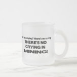 No Crying in Mining Coffee Mug