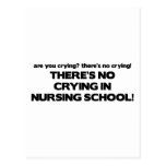 No Crying in Nursing School Postcard