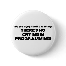 No Crying in Programming Pin