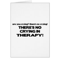 No Crying in Therapy cards