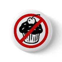 No Cupcakes buttons by magarmor No Cupcakes buttons