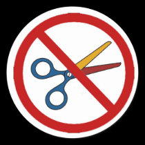 No Cuts @ KU Stickers stickers