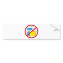 No Dairy Bumper Sticker