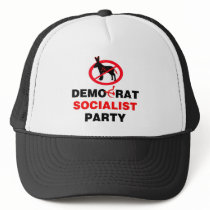 No Democrat Socialist Party (v100) hats by JustRightWing No Democrat Socialist Party (v100) hats
