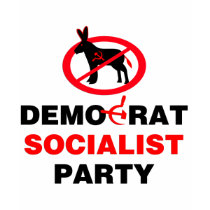 No Democrat Socialist Party (v100) t-shirts by JustRightWing No Democrat Socialist Party (v100) t-shirts