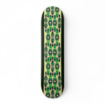 No Dice Green Custom Skate Board