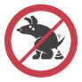 No Dog Poop Allowed Stickers No Dog Poop Allowed Stickers
