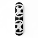 No Dogs Allowed Skateboard Deck