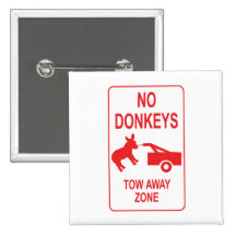 No Donkeys: Tow Away Zone Buttons