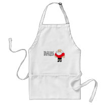 No Drama Violators Will Be Bitch Slapped Santa aprons