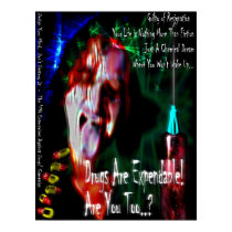No Drugs (design 2) posters