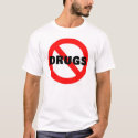NO DRUGS t-shirts