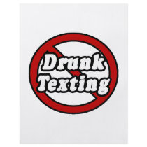 No Drunk Texting flyers