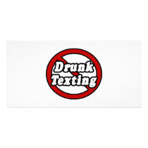 No Drunk Texting photo cards