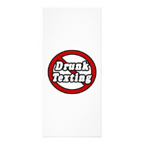 No Drunk Texting rack cards by Funny_MoFo_Shirts No Drunk Texting rack cards