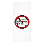 No Drunk Texting Customized Rack Card