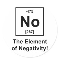 No-Element-of-Negativity Sticker