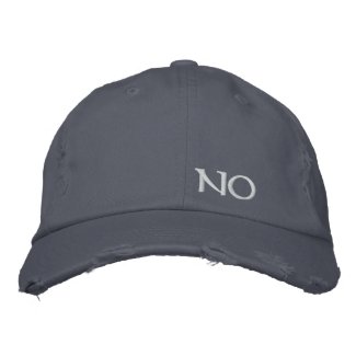 NO EMBROIDERED HAT