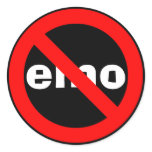 No emo sticker
